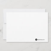 PINK FRENCH POODLE Ooh la 12x18 Birthday Einladung (Rückseite)