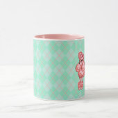 Pink French Poodle Tasse (Zentrum)