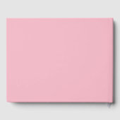 Pink French Theme Vintag Paris Gästebuch (Rückseite)
