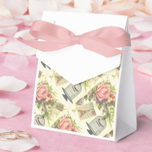 Pink French Theme Vintag Paris Gastgeschenk Boxes Geschenkschachtel