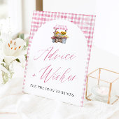 Pink Fresh off Market Advisor und Wünsche Untersch Sockelschild