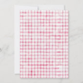 Pink Fresh off Market Brautparty Bingo Game Einladung (Rückseite)