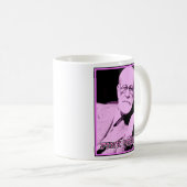 Pink Freud Lustiger Becher Kaffeetasse (VorderseiteRechts)