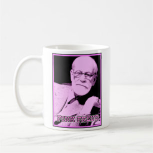 Pink Freud Lustiger Becher Kaffeetasse