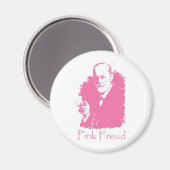 Pink Freud Magnet (Vorderseite/Rückseite)