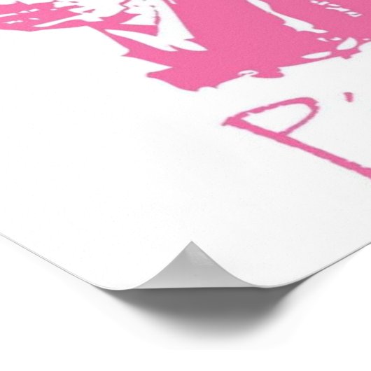 Pink Freud Poster (Ecke)