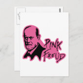 PINK FREUD Psychoanalyse Sound Edition Postkarte (Vorne/Hinten)