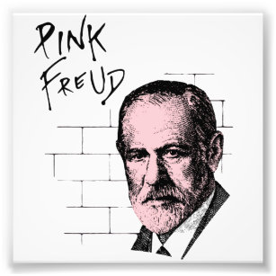 Pink Freud Sigmund Freud Fotodruck