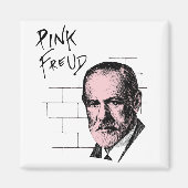 Pink Freud Sigmund Freud Magnet (Vorne)