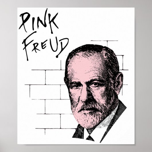 Pink Freud Sigmund Freud Poster (Vorne)