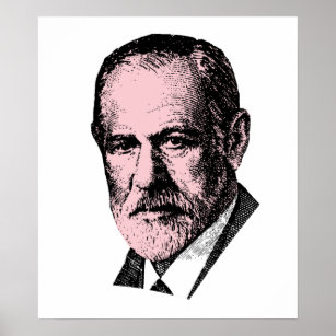 Pink Freud Sigmund Freud Poster