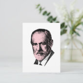 Pink Freud Sigmund Freud Postkarte (Stehend Vorderseite)