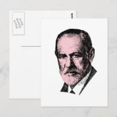 Pink Freud Sigmund Freud Postkarte (Vorne/Hinten)