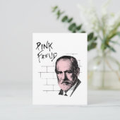 Pink Freud Sigmund Freud Postkarte (Stehend Vorderseite)