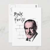 Pink Freud Sigmund Freud Postkarte (Vorne/Hinten)
