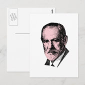 Pink Freud Sigmund Freud Postkarte (Vorne/Hinten)