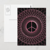 PINK FRIACE SPIRAL POSTKARTE (Vorne/Hinten)