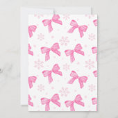 Pink Friendsmas Einladung (Rückseite)