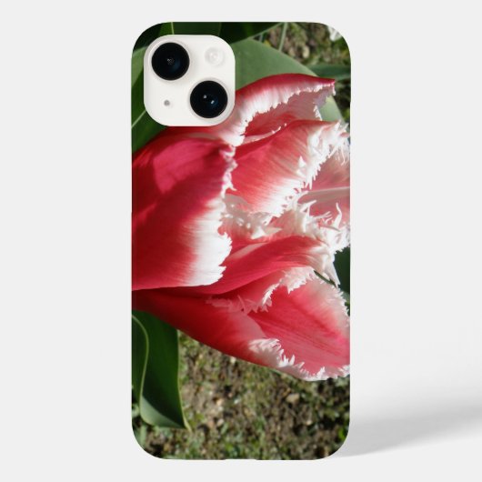 Pink Fringed Tulip Case-Mate iPhone Hülle (Rückseite)