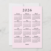 Pink Frohe Weihnachten Niedlich Ice Skaten Pinguin (Rückseite)