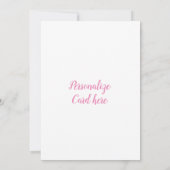 Pink frohe Weihnachten personalisieren (Rückseite)