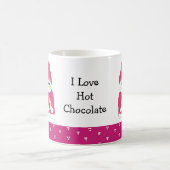 Pink Frosty Snowman mit Hot Chocolate Kaffeetasse (Mittel)