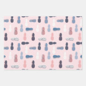 Pink Fruit Muster Geschenkpapier Set (Vorderseite 2)