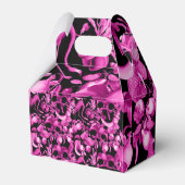 Pink Fruits And Flamingos Pattern Geschenkschachtel (Rückseite)