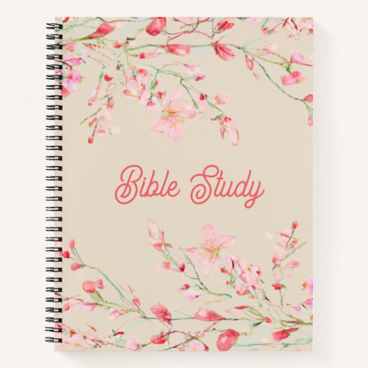 Pink & Fuchsia Bible Studies Journal Notizblock (Vorderseite)