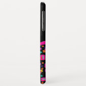 PINK FUCHSIA BLACK ABSTRAKT DEKO MONOGRAM Case-Mate iPhone HÜLLE (Hinten/Links)