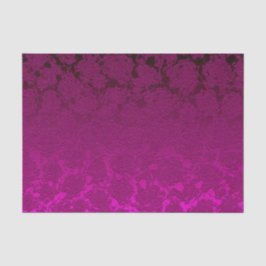 Pink Fuchsia Floral sukkulentes Muster Metallic Seidenpapier