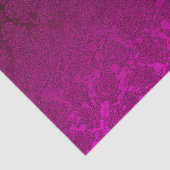 Pink Fuchsia Floral sukkulentes Muster Metallic Seidenpapier (Ausschnitt)