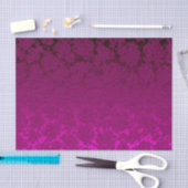 Pink Fuchsia Floral sukkulentes Muster Metallic Seidenpapier (Handwerk)