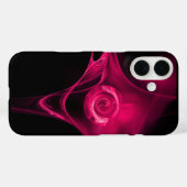 PINK FUCHSIA FRAKTAL ROSE Case-Mate iPhone HÜLLE (Rückseite (Horizontal))