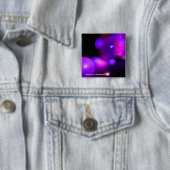 PINK FUCHSIA LILA SCHWARZE FRAKTAL-BUBBBLES BUTTON (Beispiel)