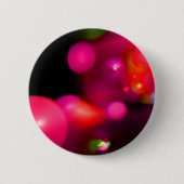 PINK FUCHSIA LILA SCHWARZE FRAKTAL-BUBBBLES BUTTON (Vorderseite)