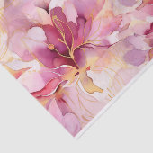 Pink Fuchsia Moderne Abstrakte Lilien Seidenpapier (Ausschnitt)