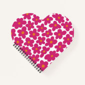 Pink Fun Floral Muster Notizblock (Vorderseite)