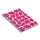 Pink Fun Floral Muster Notizblock (Rechte Seite)