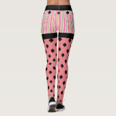 Pink Fun Trendy Shorts Look Leggings (Rückseite)