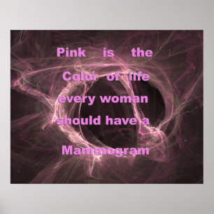 Pink für das Leben Poster