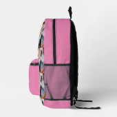 Pink für Ihr Foto-Muster Bedruckter Rucksack (Rechts)