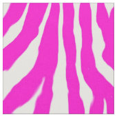 Pink Fuschia weißer Zebra-Tierdruck-Muster Stoff (Nahaufnahme)