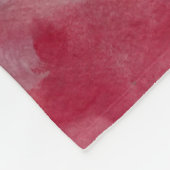 Pink Fusion Wasserfarbe Kunst Fleece Blankon (Ecke)