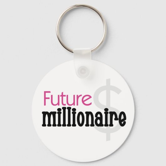 PINK FUTURE MILLIONAIRE SCHLÜSSELANHÄNGER (Vorderseite)