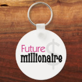 PINK FUTURE MILLIONAIRE SCHLÜSSELANHÄNGER (Vorderseite)