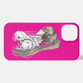 Pink Futuristic Girl Aesthetic iPhone 17 Case iPhone Hülle (Rückseite (Horizontal))