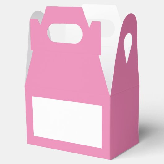Pink Gable Favor Geschenkschachtel (Geöffnet)