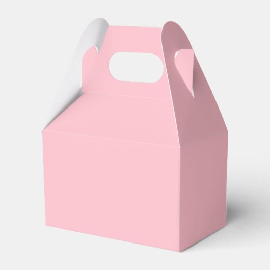 Pink Gable Favor Geschenkschachtel (Rückseite)