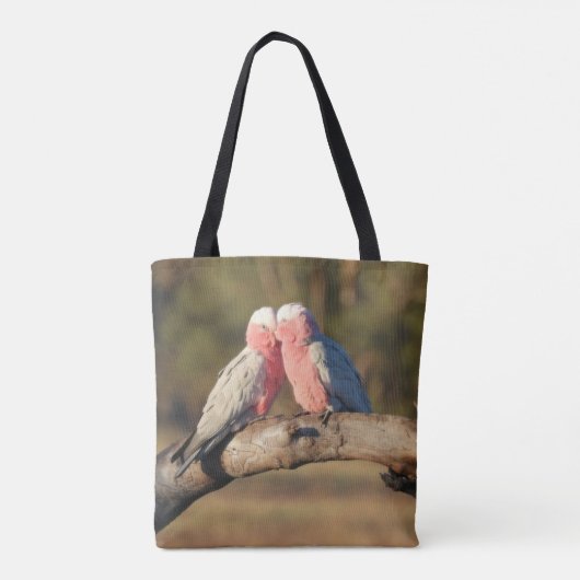 Pink Galahs Tasche (Rückseite)